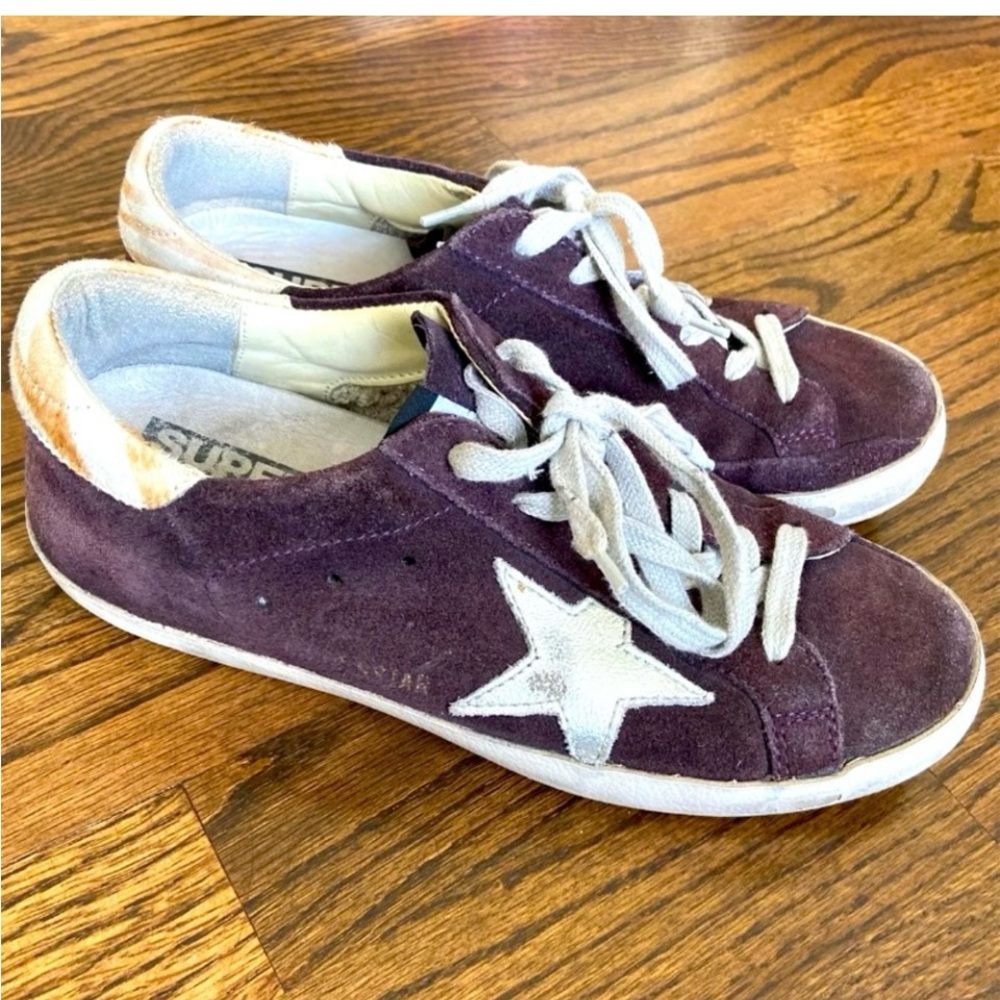 Maroon Golden Goose authentic.